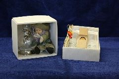 Glaszinnvase in Geschenkbox