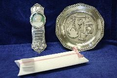 Zinnteller Zinnbilder Geburt