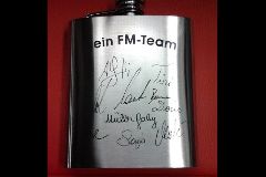 Lasergravur Edelstahl Flachmann