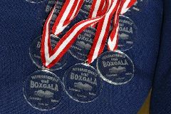 Lasergravur Glasmedaillen